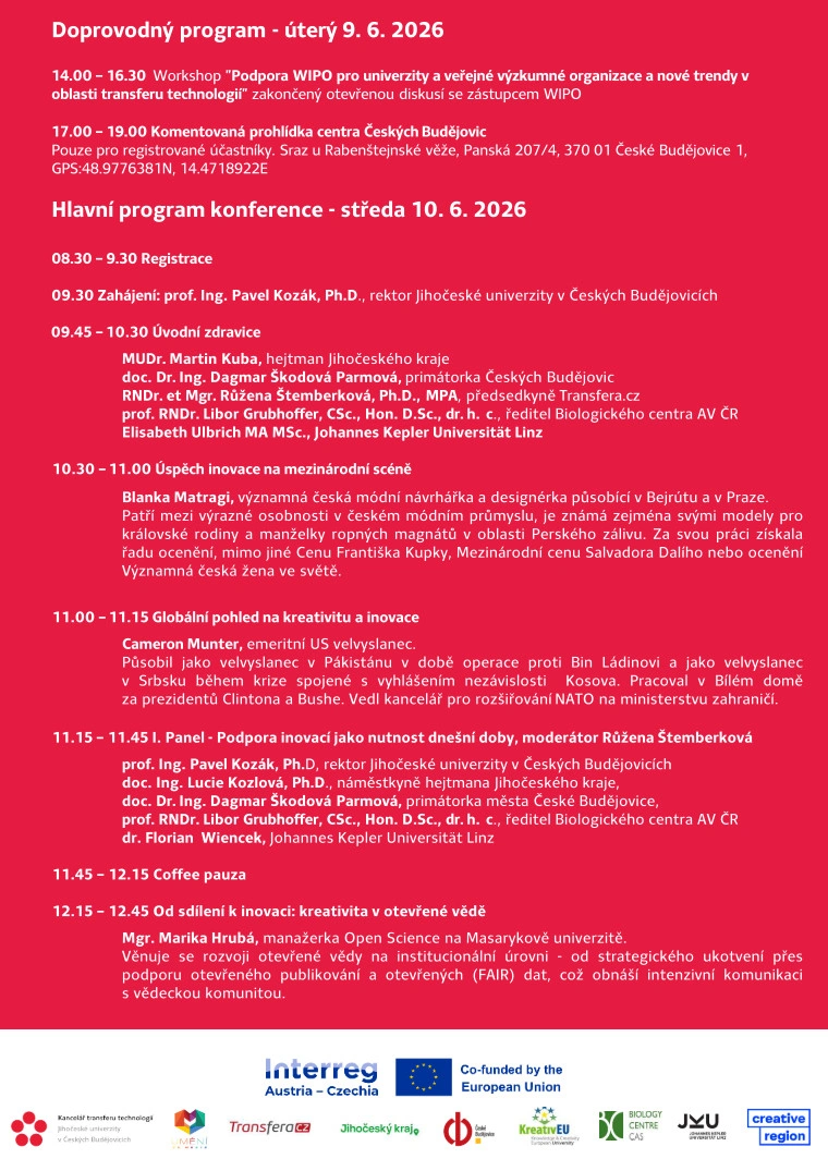 Program konference ČJ